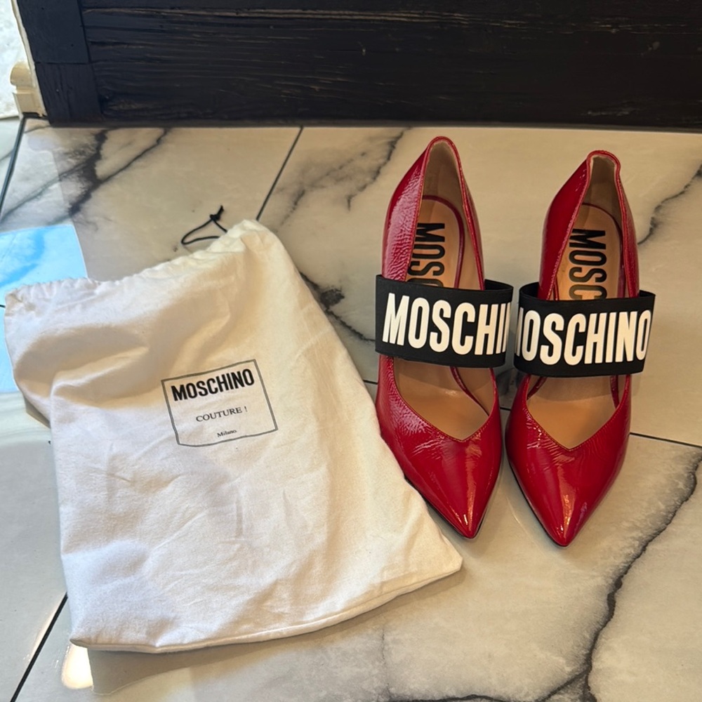 Red Moschino Heels